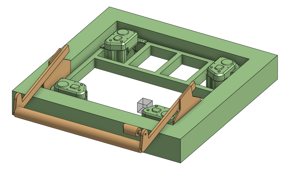 OnShape block CAD of the intake mechanism